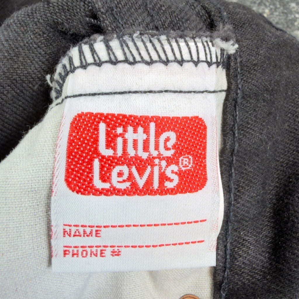 Levi's Vintage 90s 550 Relaxed Fit Jeans Kids 4 Black Made in USA NWT - take2supply