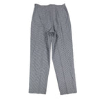 Southern Lady Pants Womens 12 Navy White Gingham Cotton Stretch Side Zip NOS - take2supply