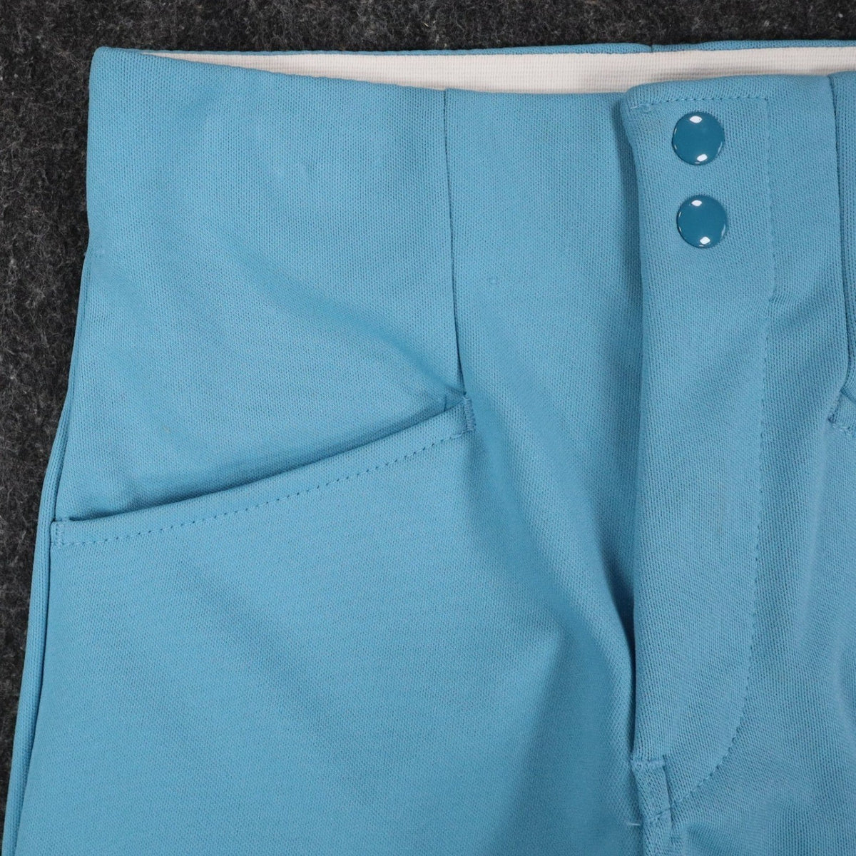 Swingster Athletic Shorts Mens Small Vintage 70s Blue Polyester Deadstock NWT - take2supply
