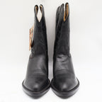 Laredo Western Boots Kids 3 Black Leather J-Toe Cowboy Boots 28-2210 New - take2supply