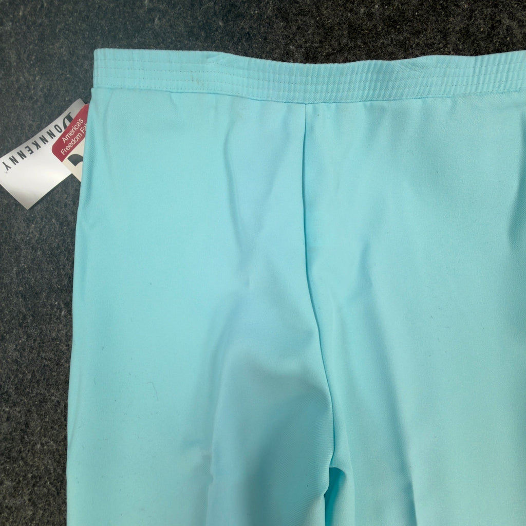 Donnkenny Vintage Pants Girls Size 10 Blue Straight Leg Stretch Made in USA NWT - take2supply