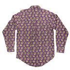 Wrangler Rugged Wear Leaf Print Shirt Mens M Purple Cotton NWT R960LLV - take2supply