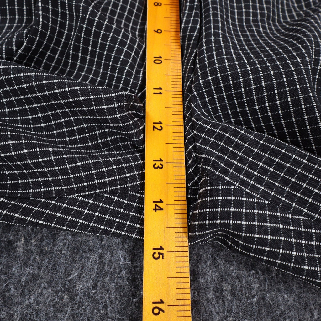 Southern Lady Pants Womens XL Black White Grid Check Elastic Waist NWT NOS - take2supply
