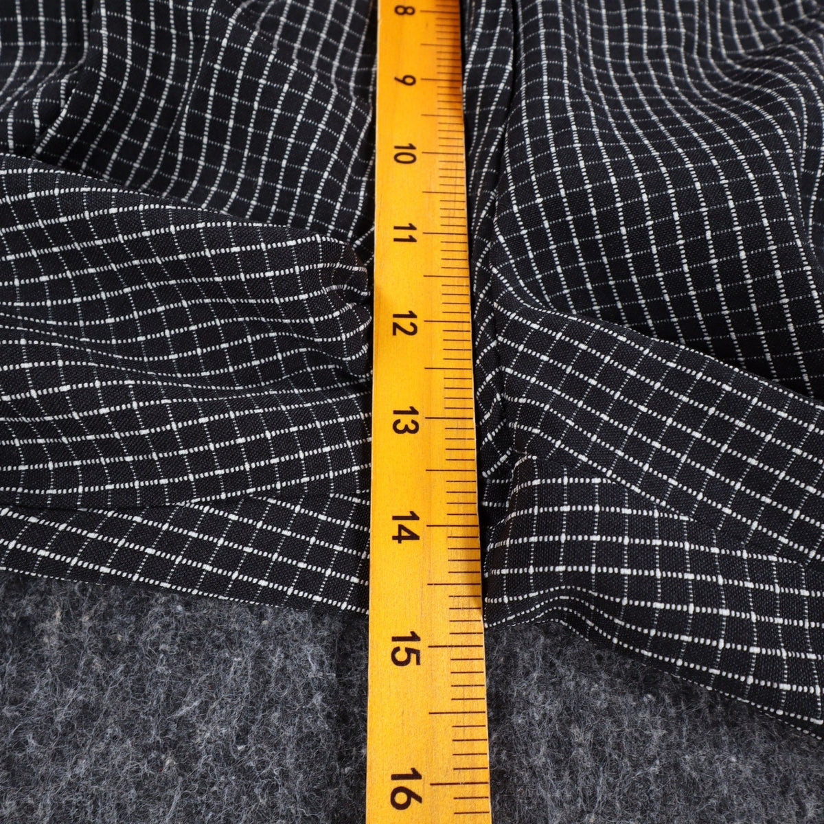 Southern Lady Pants Womens XL Black White Grid Check Elastic Waist NWT NOS - take2supply