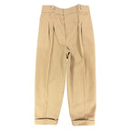 Pete's Partner Vintage Pleated Chino Pants Boys 6 Tan Cotton NWT Made in USA - take2supply
