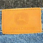 John Deere Y2K Carpenter Shorts Girls 10 Blue Stone Wash Denim NWT - take2supply