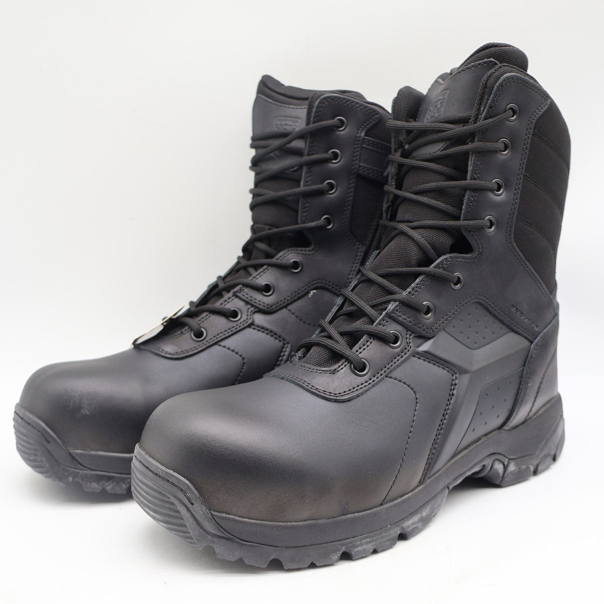 Battle Ops Tactical Boot Mens 11 8-Inch Side-Zip Waterproof Composite Toe Black - take2supply