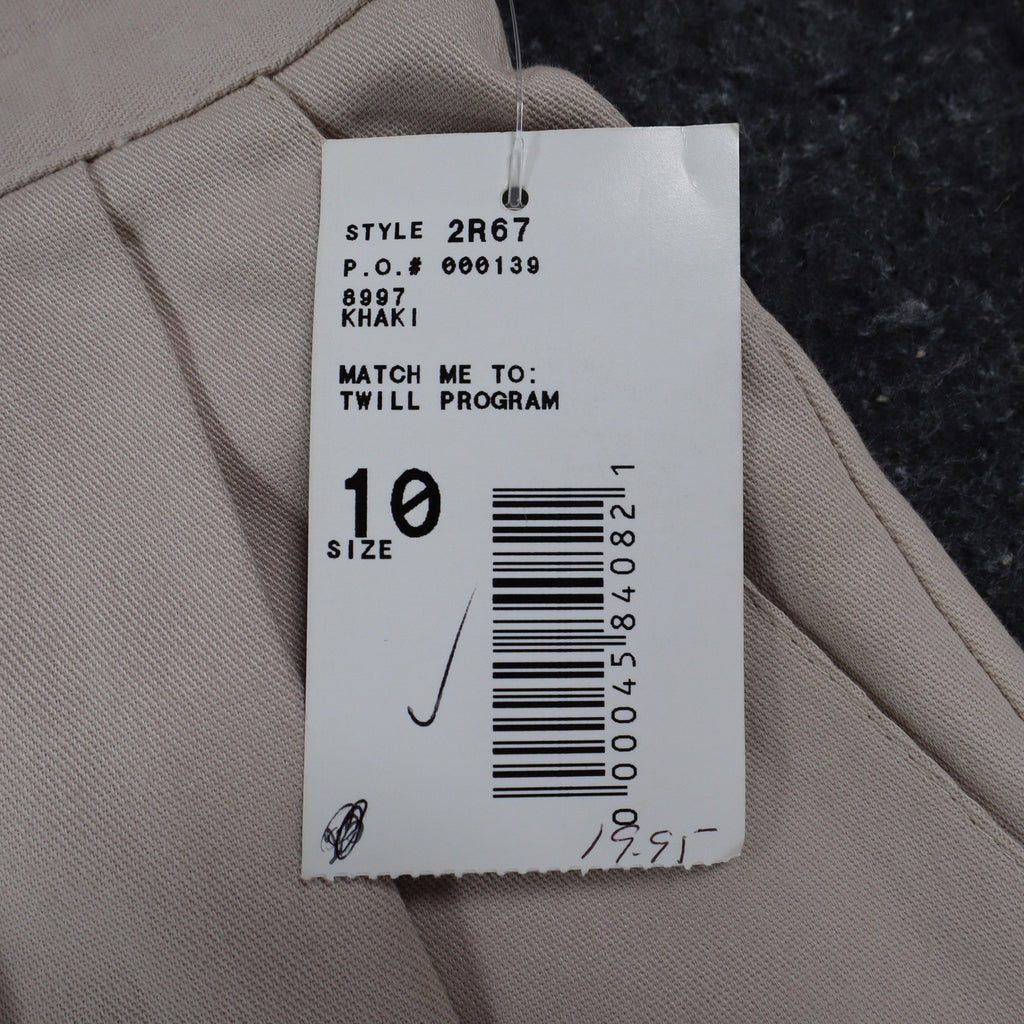 Southern Lady Culottes Womens 10 Vintage 90s Khaki Twill Pleated Wide Leg Shorts - take2supply