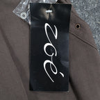 Zoe Pants Womens 16 Taupe Brown Grommet Straight Leg Canada NWT NOS - take2supply