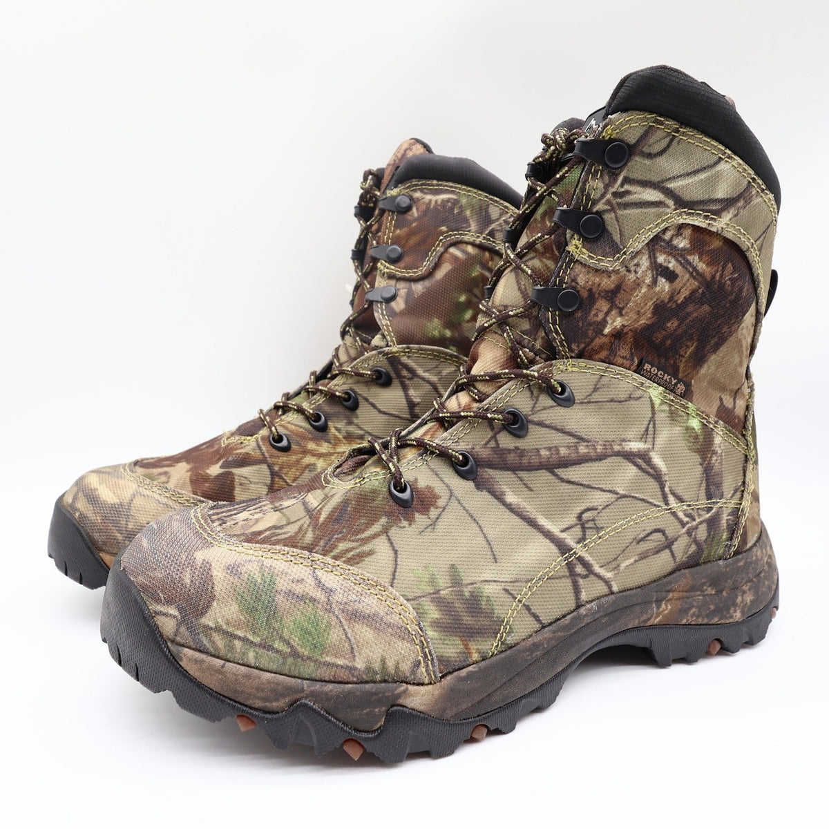 Rocky Gameseeker 8" Hunting Boots Mens 10.5 Camo Waterproof RKY0016 NWT - take2supply