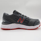 New Balance 680v3 Running Shoes Boys Size 12.5 Grey Red TechRide YP680LR - take2supply