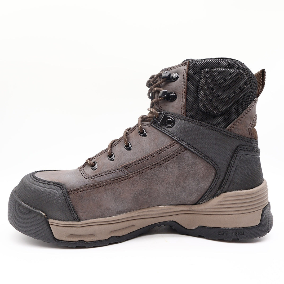 Carhartt 6 Force Soft Toe Work Boots Mens 11 Brown Leather Waterproof NWT - take2supply