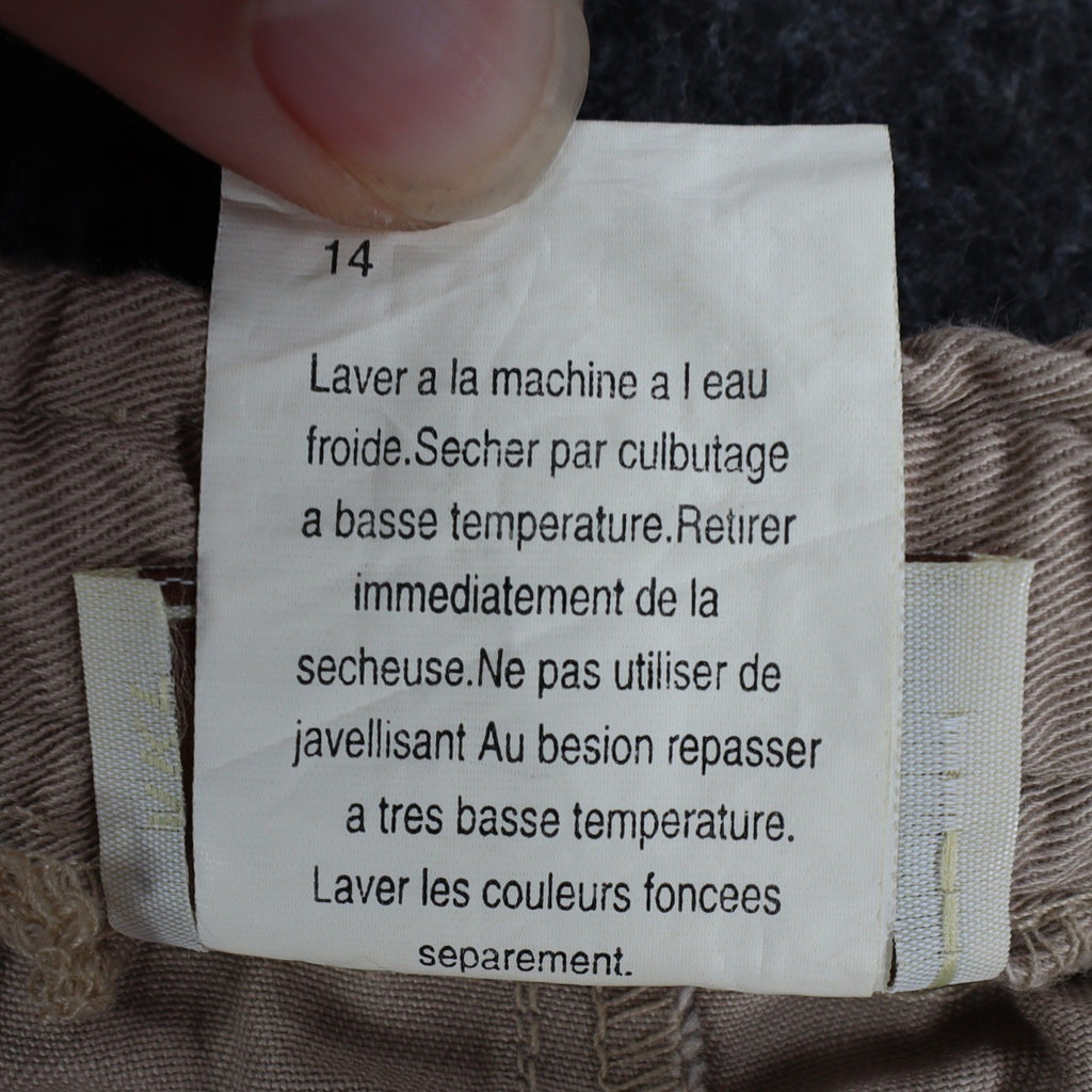Company Collection Shorts Womens 8 Vintage 90s Khaki Cotton Twill Drawstring - take2supply