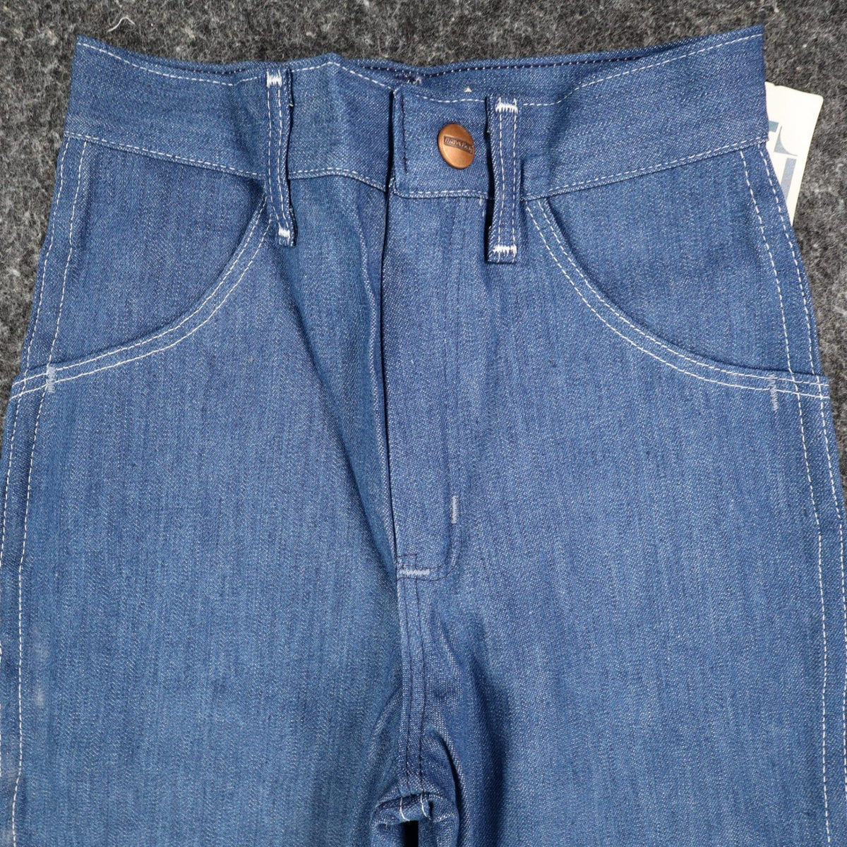 Vintage Maverick Girls Jeans 8 Slim Blue Straight Leg Denim NOS - take2supply