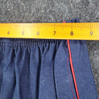 Young Maverick Vintage Girls 7 Blue Red Stripe Flare Jeans NWT - take2supply
