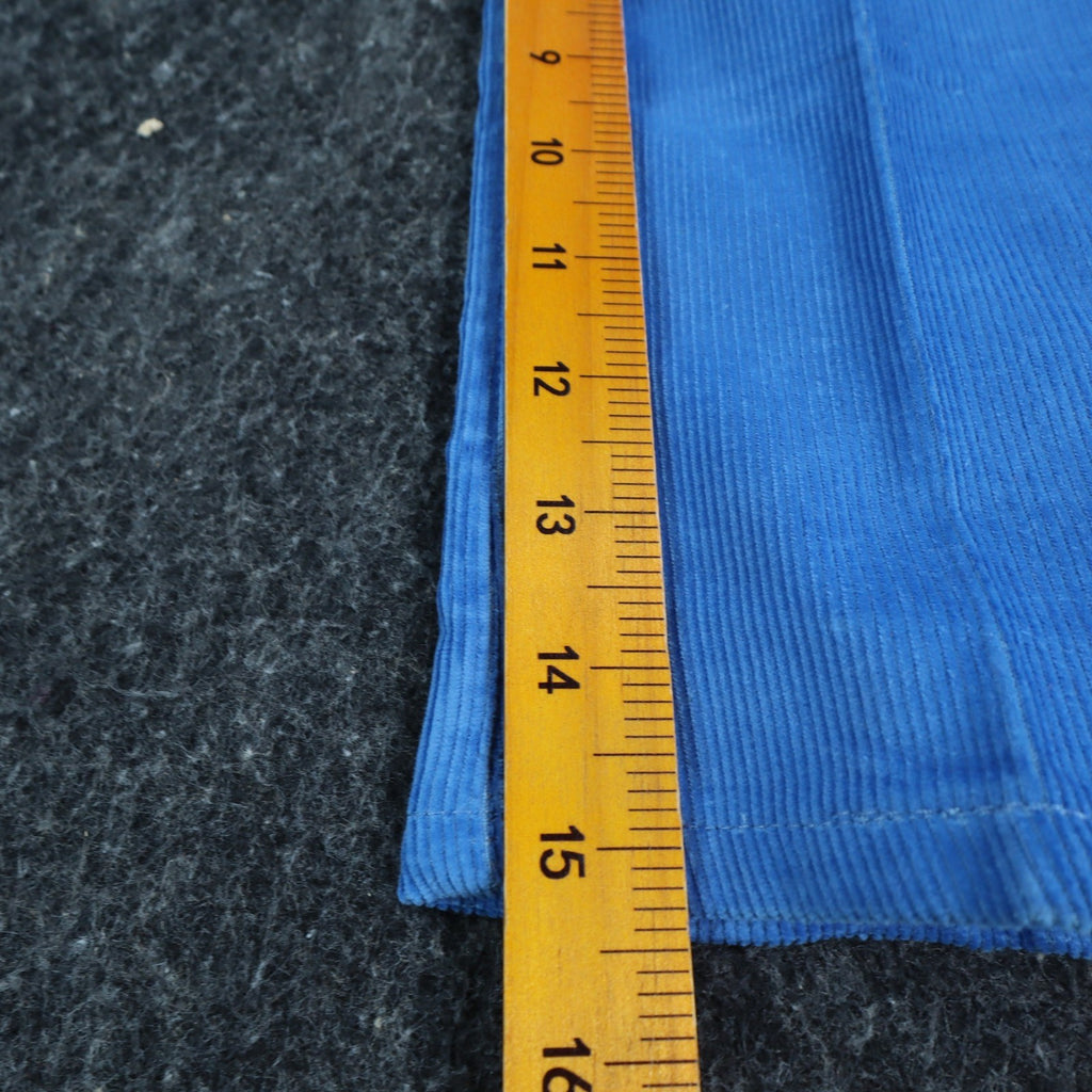 Toddly Winks Corduroy Pants Kids 4 Slim Bright Blue Straight Leg USA NWT NOS - take2supply