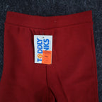Toddy Winks Vintage Boys 5 Red Flare Pants Cotton Blend NWT USA - take2supply