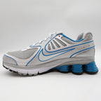 Nike Shox Qualify+ Womens 7 Silver Blue Running Shoes 396658-002 Y2K Style - take2supply
