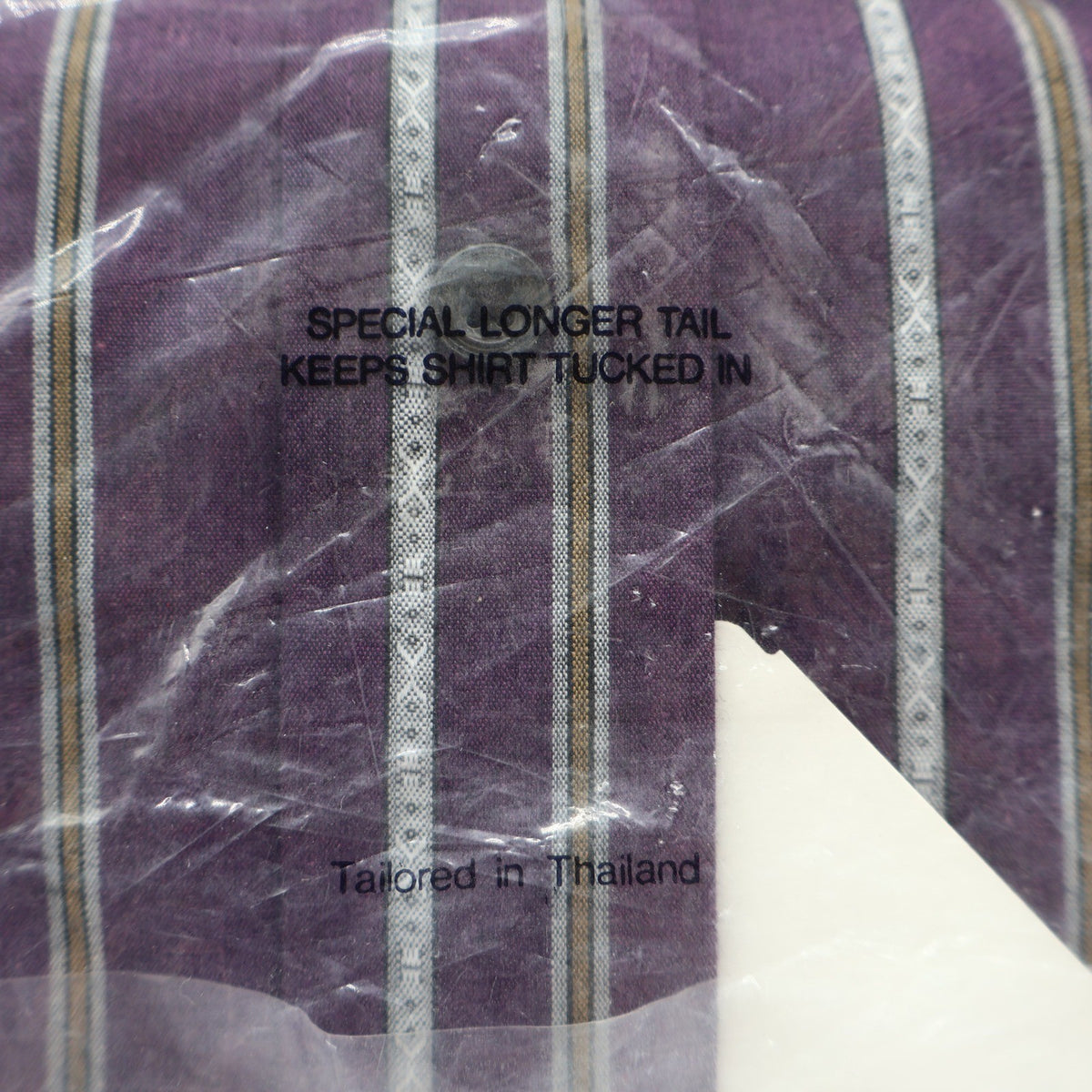 Van Heusen Editions Dress Shirt Mens 16.5 34/35 Purple Geometric Stripe New - take2supply