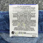 Wrangler Y2K Cowboy Cut Boot Cut Jeans Womens 7/8x32 Blue Denim NWT - take2supply