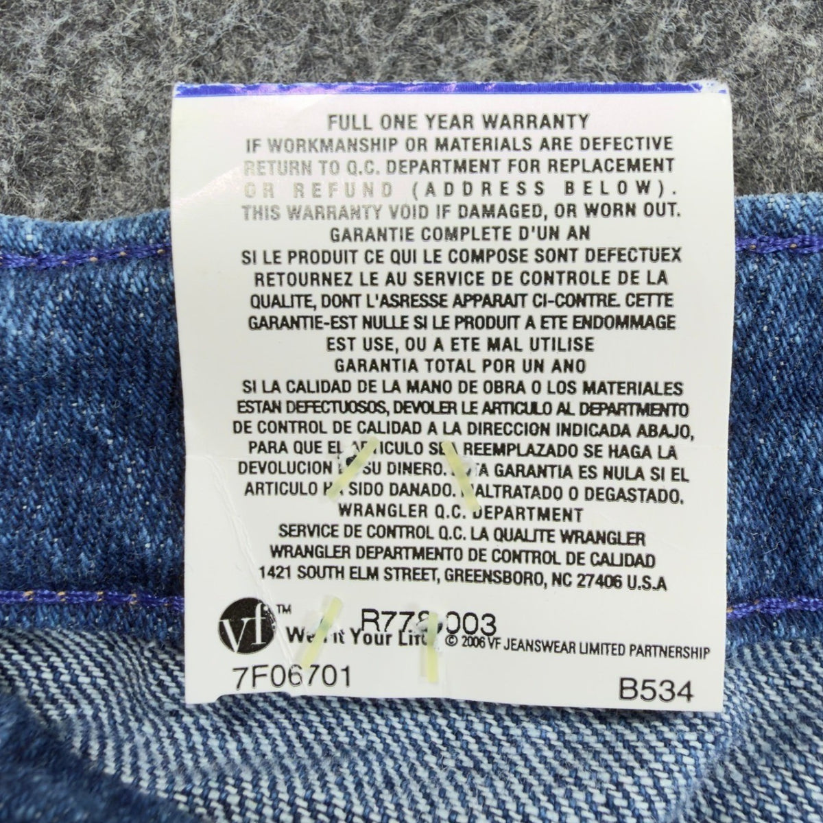 Wrangler Y2K Cowboy Cut Boot Cut Jeans Womens 7/8x32 Blue Denim NWT - take2supply