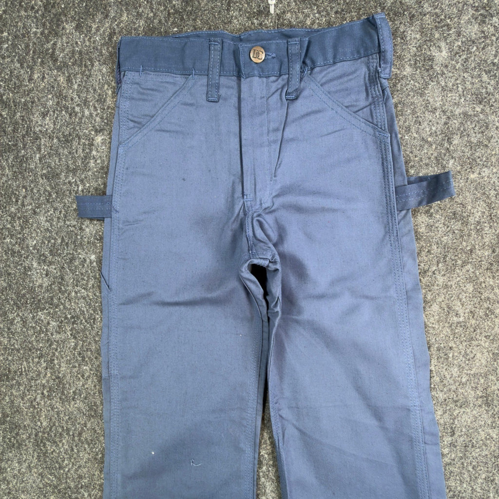 Dee Cee Vintage 70s Painter Pants Boys 12 Slim Blue USA Made NOS NWT 24x27 - take2supply