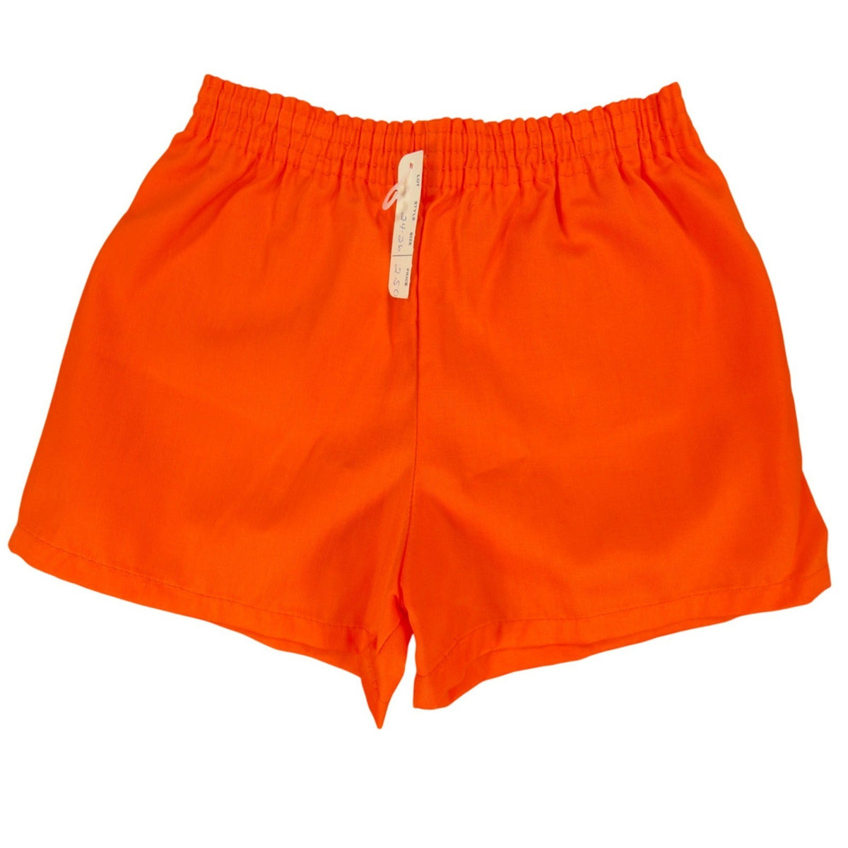 Fruit of the Loom Vintage 70s Gym Shorts Youth XS 24-26 Orange Cotton NWT - take2supply