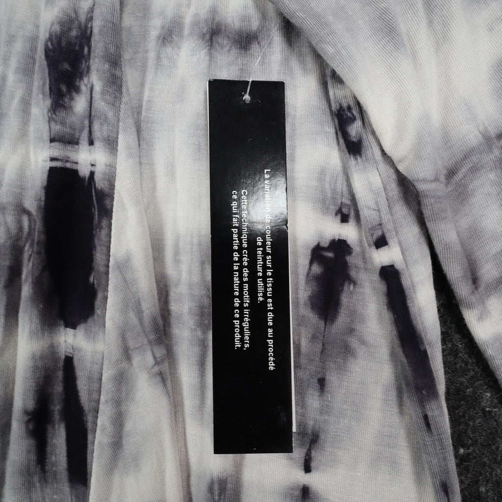 Tribal Cardigan Womens Small Gray Tie Dye Open Front Lightweight Jersey Knit NEW - take2supply