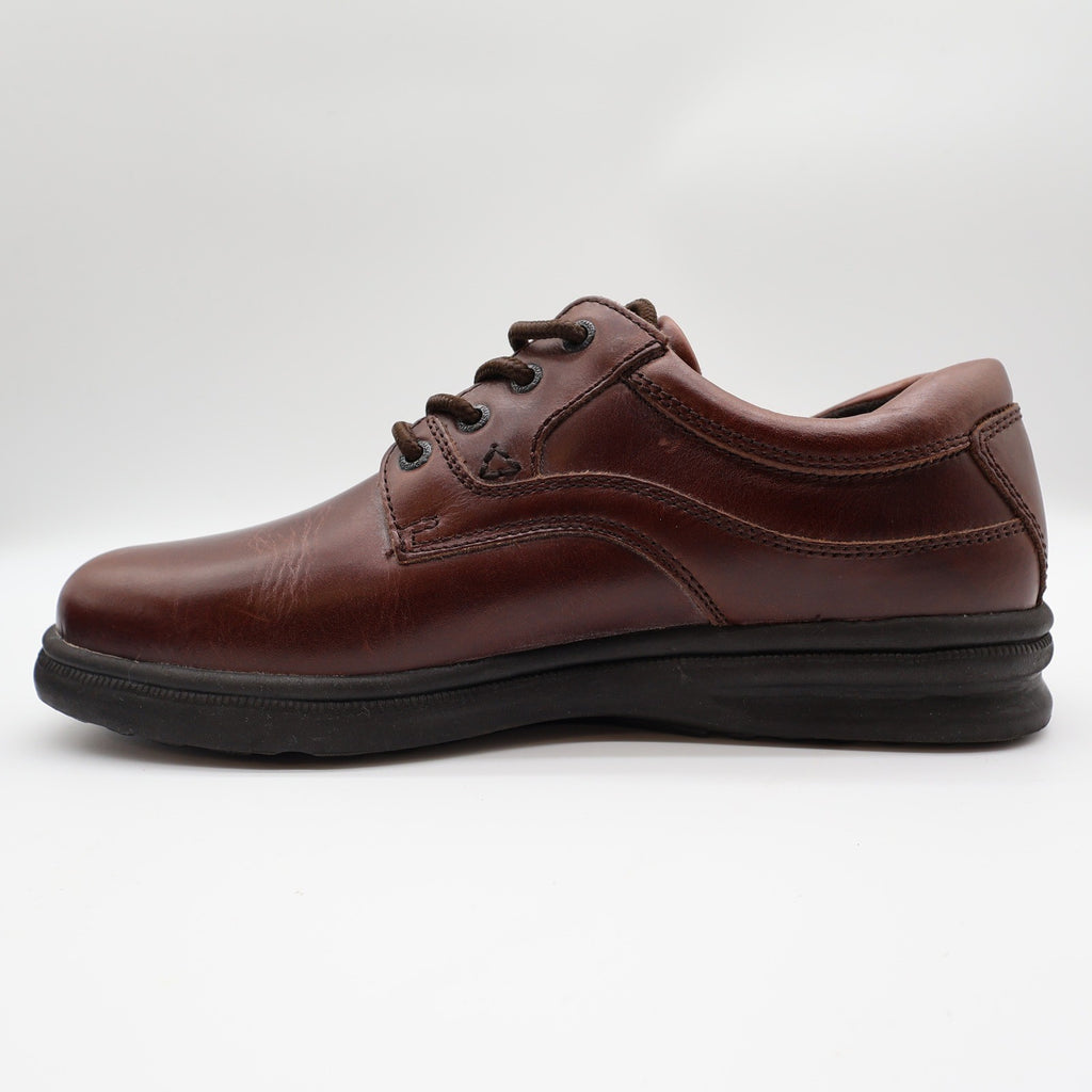Hush Puppies Glen Casual Oxford Shoes Mens 10 M Dark Brown Leather Lace Up 19078 - take2supply