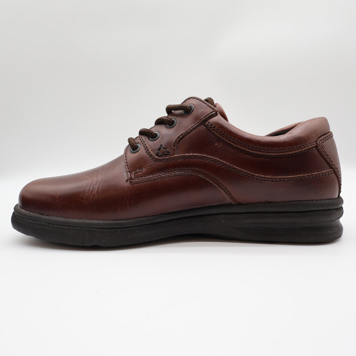 Hush Puppies Glen Casual Oxford Shoes Mens 10 M Dark Brown Leather Lace Up 19078 - take2supply