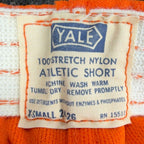 Yale Vintage 70s Athletic Shorts Mens XS Orange Nylon Deadstock New - take2supply