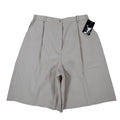 Southern Lady Culottes Women 14 Vintage 90s Khaki Pleated Wide Leg Shorts NWT - take2supply