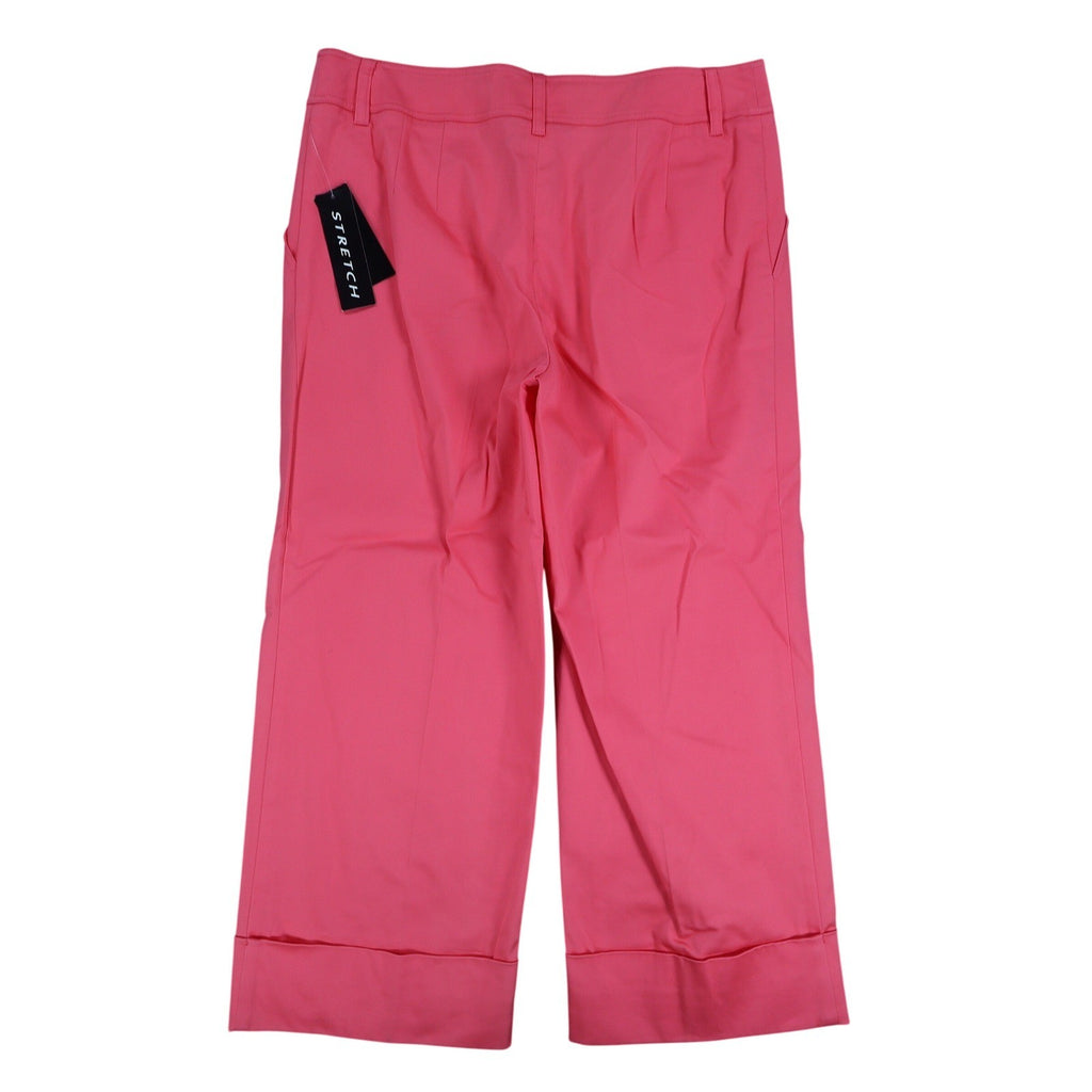 AGB Byer California Capri Pants Womens 6 Coral Cuffed Stretch NWT Deadstock - take2supply