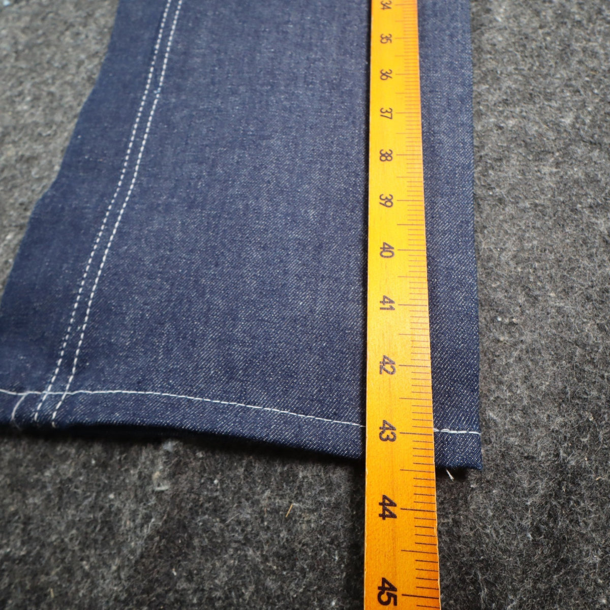 Key Jeans Vintage Womens 27 L Blue Red Embroidered Flare Jeans NWT - take2supply