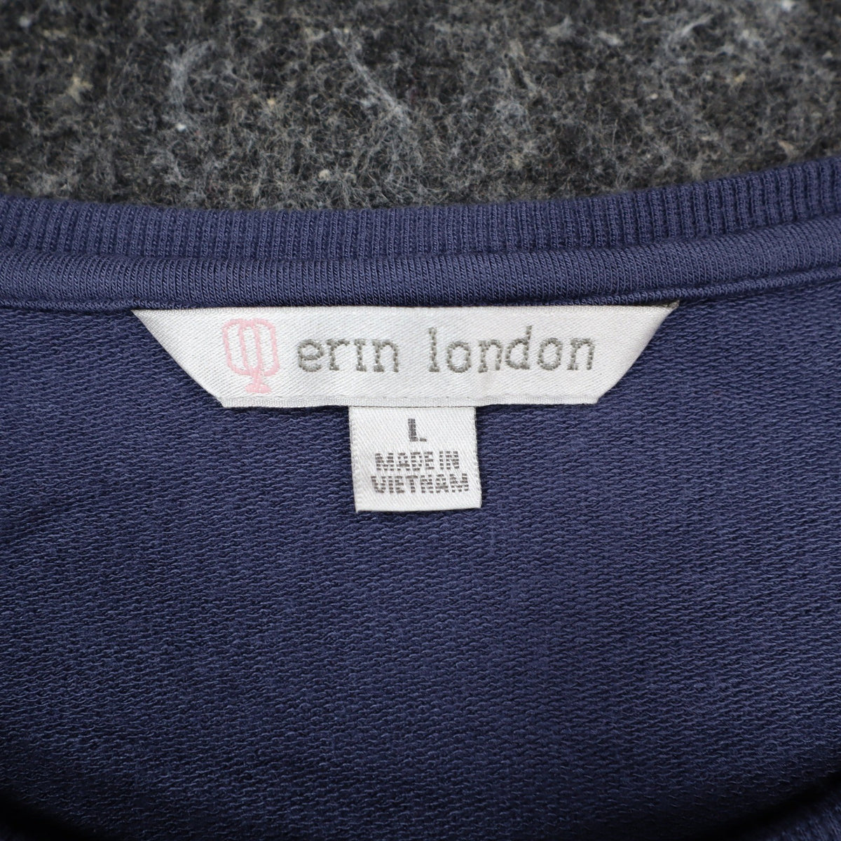 Erin London Top Womens Large NWT Blue Rhinestone Embellished Balloon Sleeve - take2supply