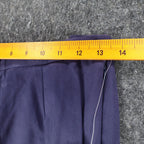 Southern Lady Pants Womens 6 Navy Cotton Stretch Straight Leg Side Zip NWT 570J - take2supply