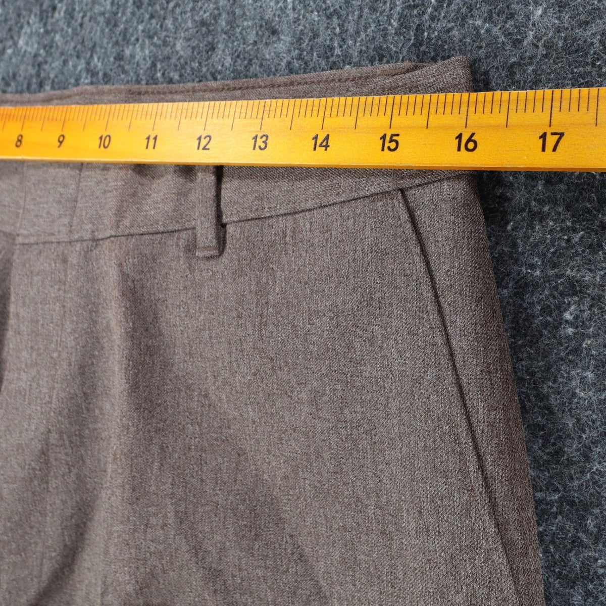 Levi Strauss Action Slacks Mens 33x30 Vintage Brown Stretch Waist Dress Pants - take2supply