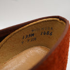 Stride Pacers T-Strap Mary Jane Shoes 9.5M Vintage 70s Rust Suede Deadstock - take2supply
