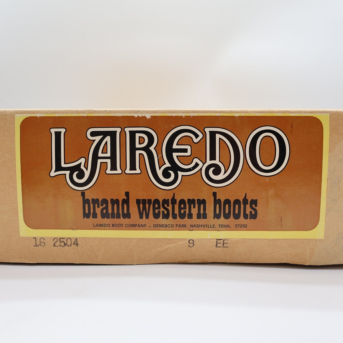 Laredo Vintage Western Boots Mens 9EE Brown Leather Deadstock NWT - take2supply