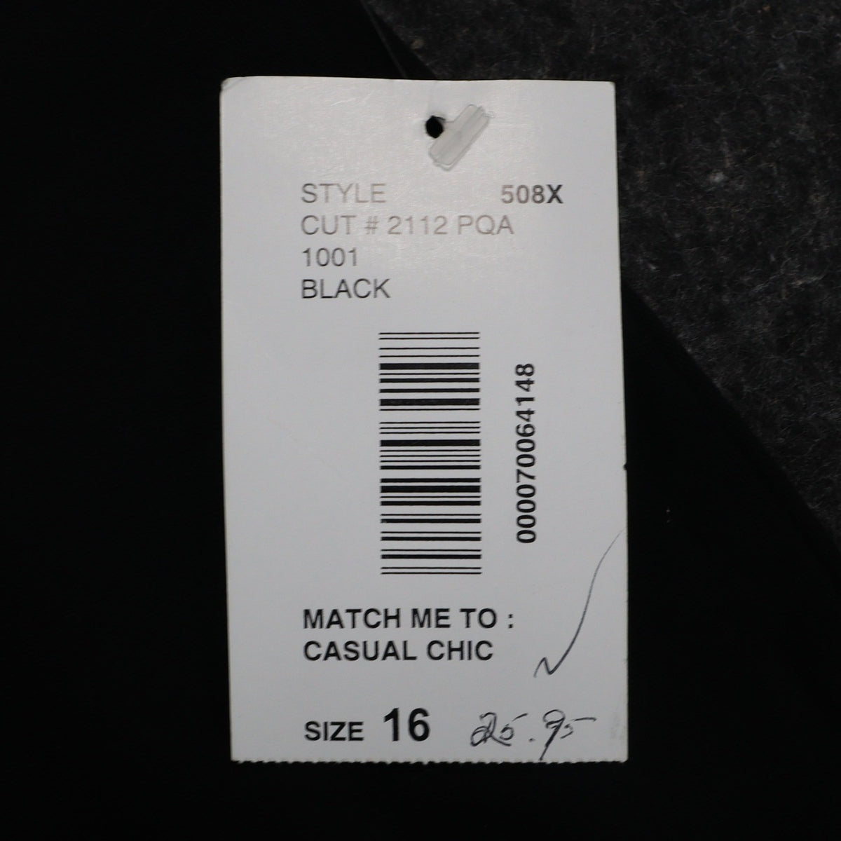 Company Collection Pants Womens 16 Y2K Black Cotton Stretch Straight Leg NWT - take2supply