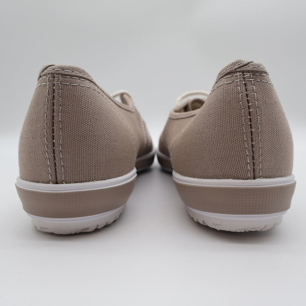 Grasshoppers Skiff Stone Sneakers Women 7.5 W Taupe Canvas Low Top Shoes EF9201 - take2supply
