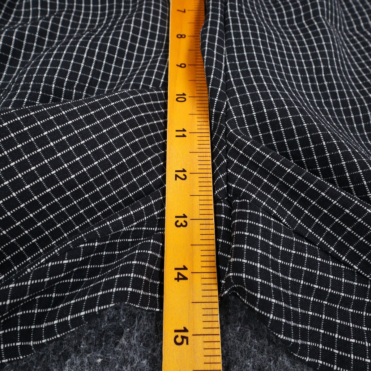Southern Lady Pants Womens M Black White Windowpane Pull On NWT NOS - take2supply
