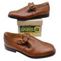 Young Explorers Lyons Boys Loafers 2.5 Vintage Leather Monk Strap Antique Brass - take2supply