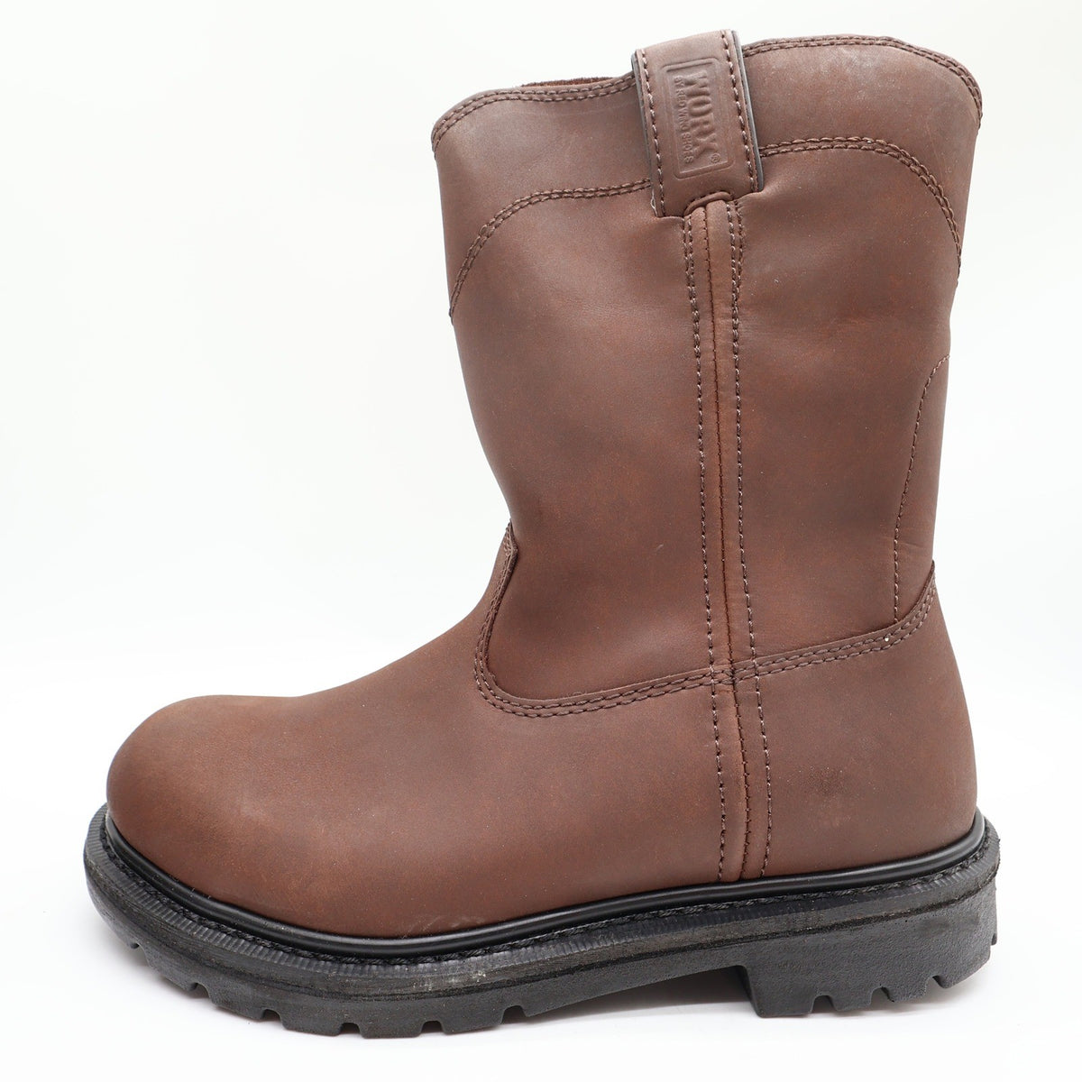 Worx Red Wing 5701 Steel Toe Work Boots Mens 7.5 Brown Leather New Deadstock - take2supply