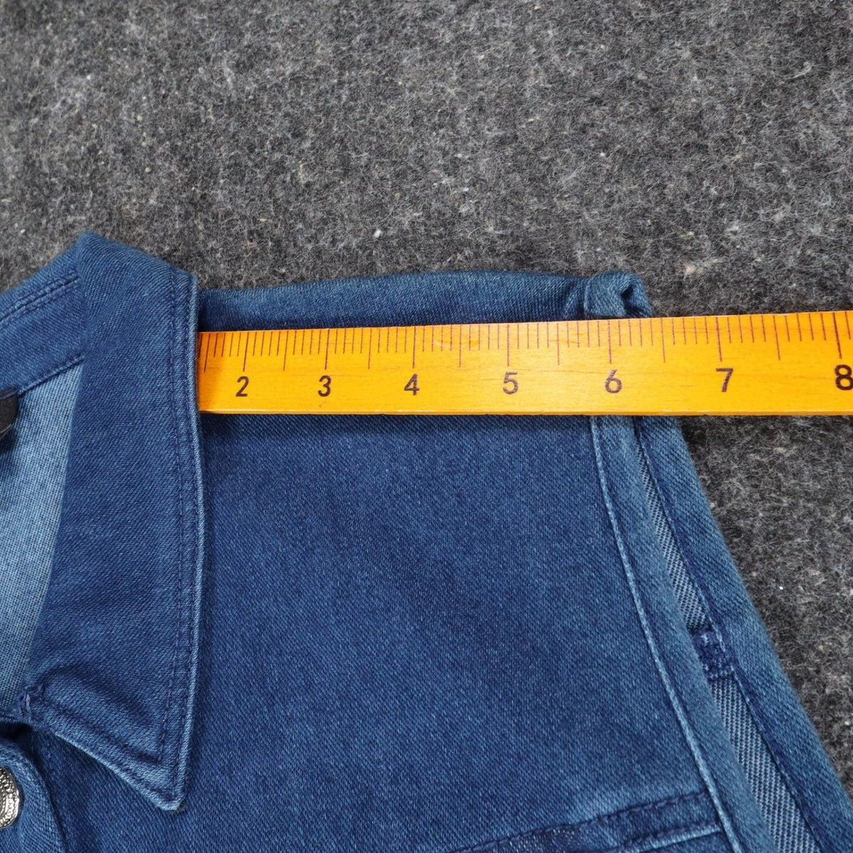 Links Denim Vest Womens XL Blue Stretch Button Front Sleeveless Jean Jacket NEW - take2supply