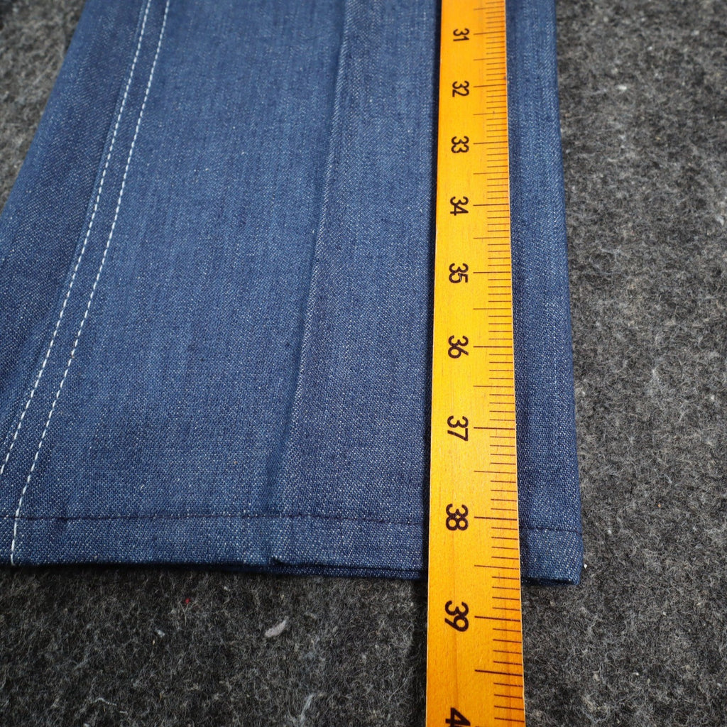 Vintage Young Maverick Jeans Boys 10 Blue Flare Elastic Waist Embroidered NWT - take2supply