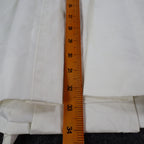 Takara Trench Coat Womens L White Belted Double Breasted Smocked NOS NWT - take2supply