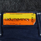 Lady Maverick Vintage Jeans Women 8 26 Deadstock Blue High Waist Straight USA - take2supply