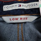 Tommy Hilfiger Jeans Womens 8 Vintage 2000s Low Rise Stretch Blue Floral Belt - take2supply
