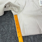 On The Verge Vintage 90s Pleated Shorts Womens 12 Beige Cotton NWT Made in USA - take2supply